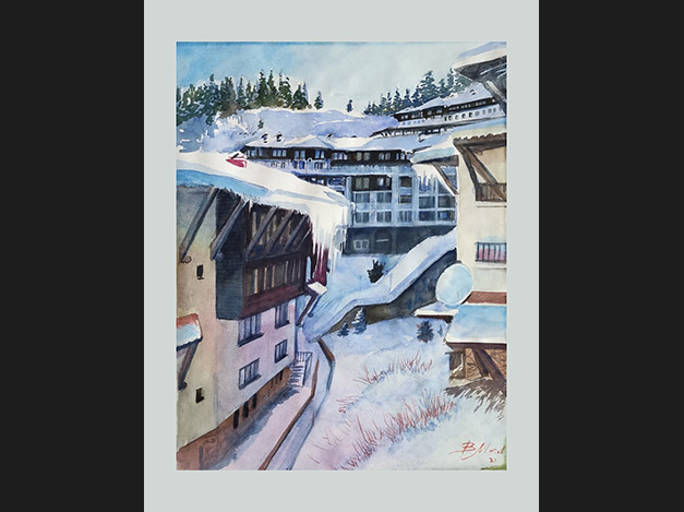 Sunny counterpoint in the complex Monastery 3 Pamporovo
